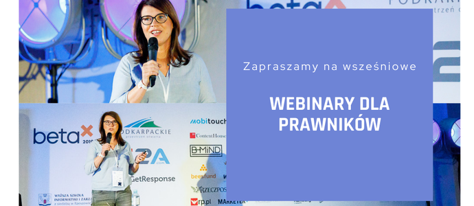 Wrześniowe szkolenia dla prawników Wrześniowe szkolenia dla prawników