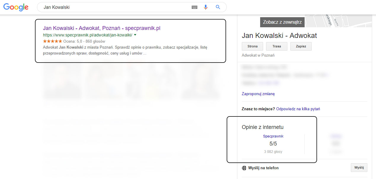 Profil premium w Google