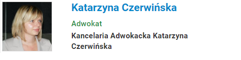 Kancelaria Adwokacka Katarzyna Czerwińska