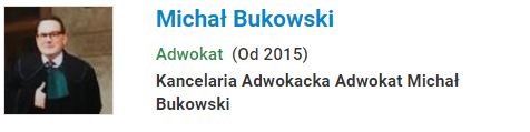 Kancelaria Adwokacka Adwokat Michał Bukowski