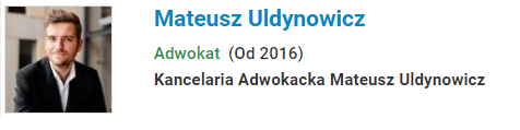 Kancelaria Adwokacka Mateusz Uldynowicz